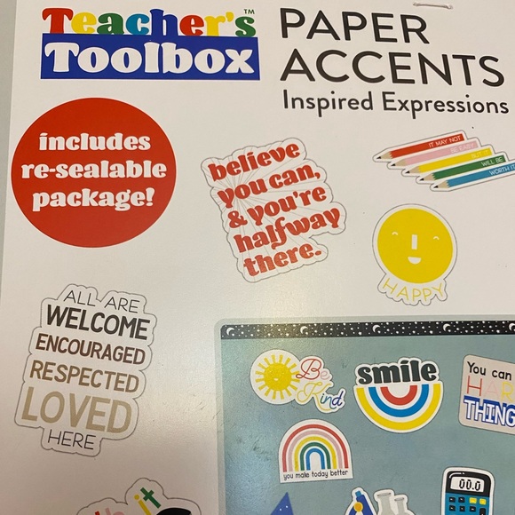 New in package 75 piece Teacher Bulletin Board pack - Picture 3 of 4